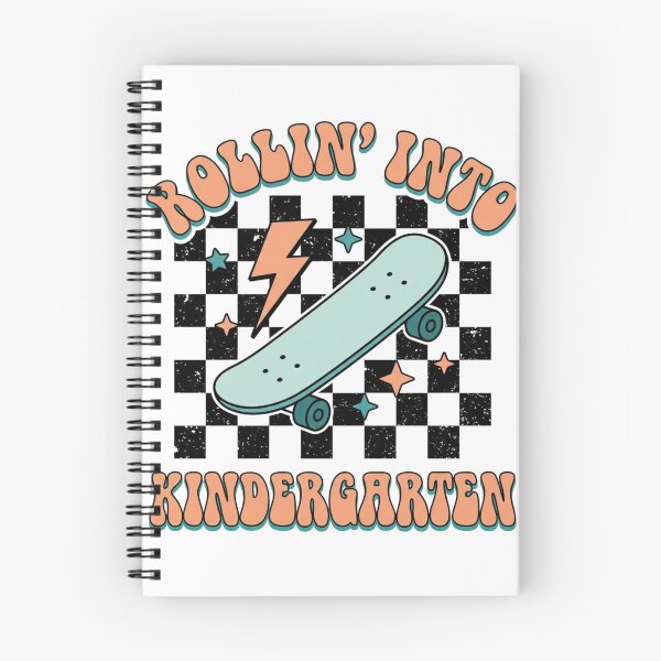 Item preview, Rollin' Into Kindergarten Retro Skateboard Back to School designed and sold by raedattia.