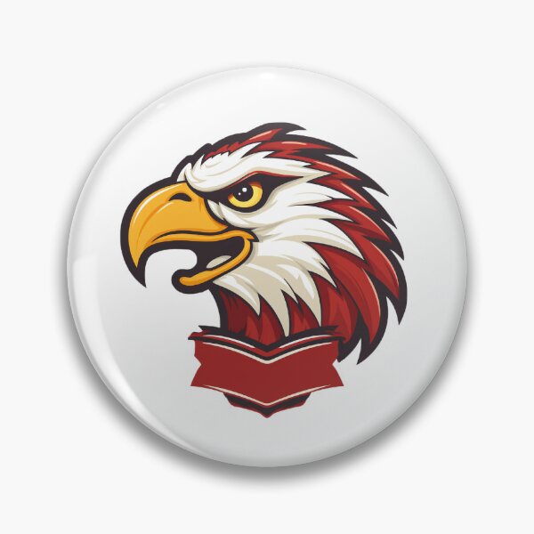 Item preview, Hawks Eagles Falcon -  Mascot Red // School Spirit College Team Cheer designed and sold by Aubergine Designs.