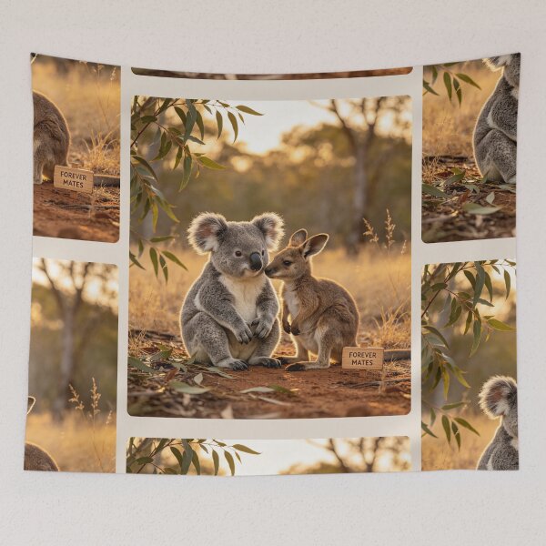 Item preview, Koala Wallaby Forever Mates Australian Animals designed and sold by BagFactoryUK.