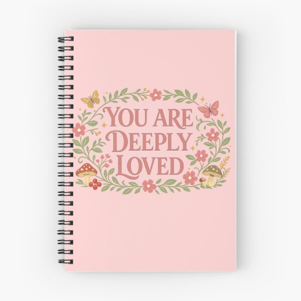 Item preview, You Are Deeply Loved Floral Affirmation designed and sold by PunchDrop.