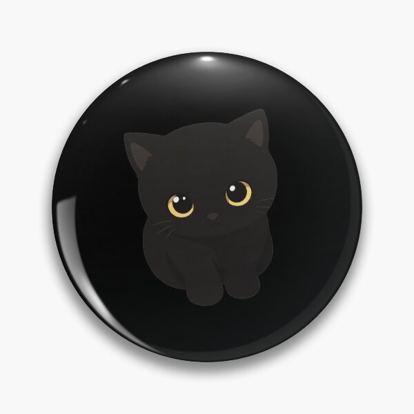 Item preview, Cute Black Cat Chibi  designed and sold by Art Fly.