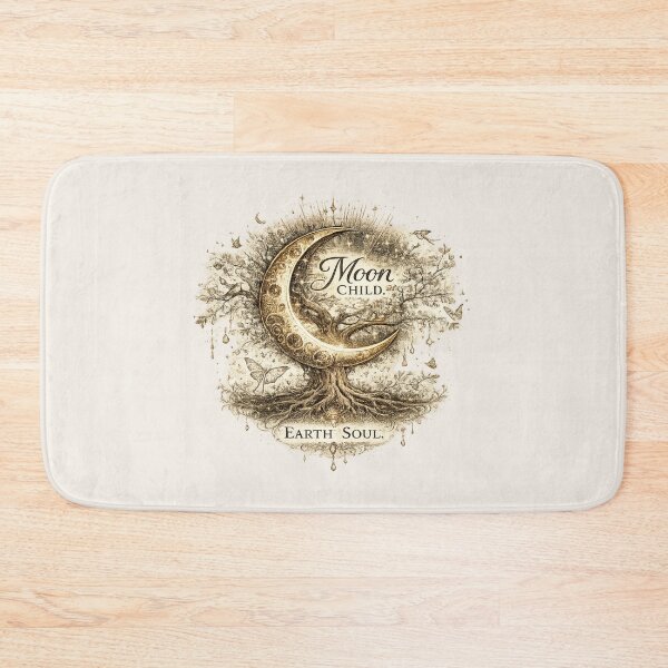 Item preview, Moon Child. Earth Soul. | Celestial Botanical Moon Art designed and sold by 'VARI'.