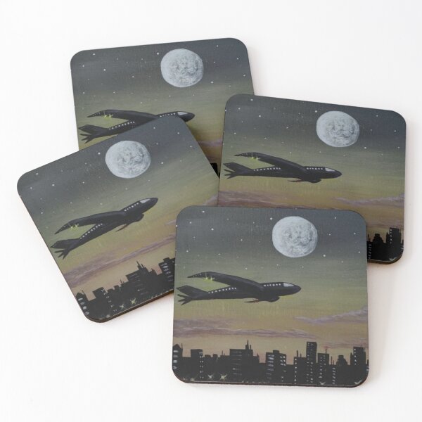 Item preview,      Moonlit Flight Over the City designed and sold by DiaSinama.