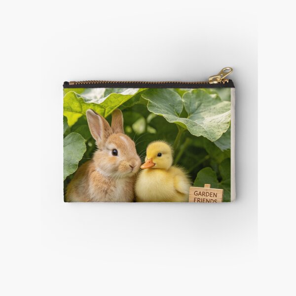 Item preview, Cute Bunny Duckling Garden Friends Animals designed and sold by BagFactoryUK.