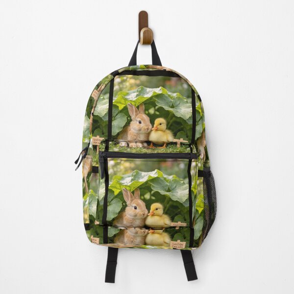 Item preview, Cute Bunny Duckling Garden Friends Animals designed and sold by BagFactoryUK.