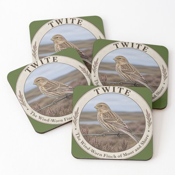 Item preview, TWITE  – The Wind‑Worn Finch of Moor and Shore designed and sold by The Digital Compass.