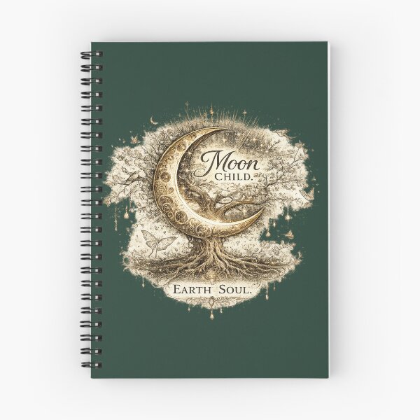 Item preview, Moon Child. Earth Soul. | Celestial Botanical Moon Art designed and sold by 'VARI'.