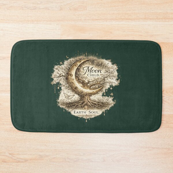 Item preview, Moon Child. Earth Soul. | Celestial Botanical Moon Art designed and sold by 'VARI'.