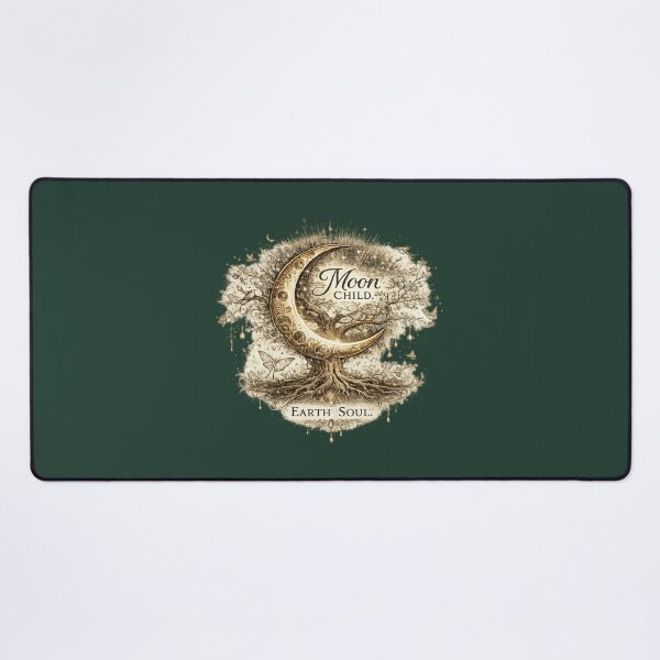 Item preview, Moon Child. Earth Soul. | Celestial Botanical Moon Art designed and sold by 'VARI'.