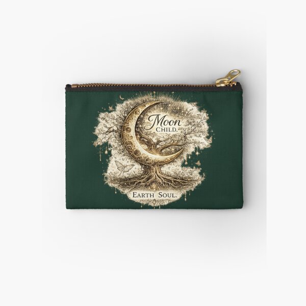 Item preview, Moon Child. Earth Soul. | Celestial Botanical Moon Art designed and sold by 'VARI'.