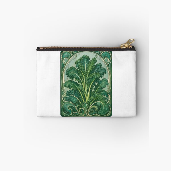 Item preview, Art Nouveau Kale Vegetable Botanical Art designed and sold by AntiqueImages.
