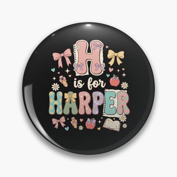 Item preview, H Is For Harper designed and sold by designstoriesMK.