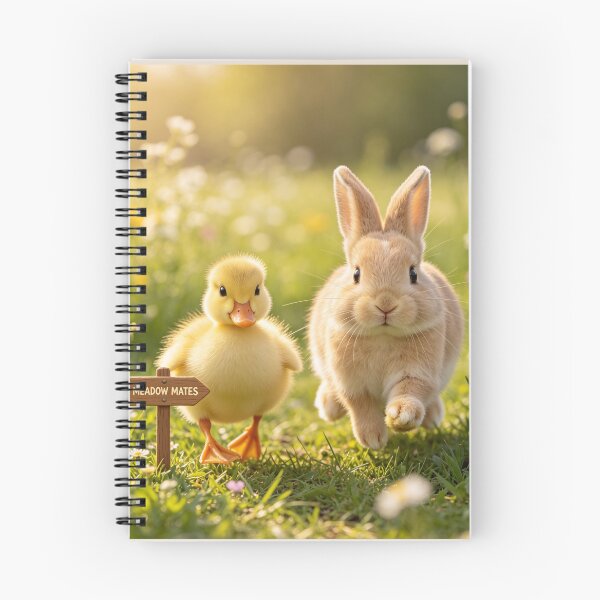 Item preview, Cute Bunny Duckling Meadow Friends Spring designed and sold by BagFactoryUK.