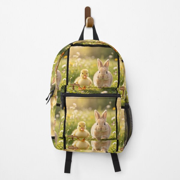 Item preview, Cute Bunny Duckling Meadow Friends Spring designed and sold by BagFactoryUK.