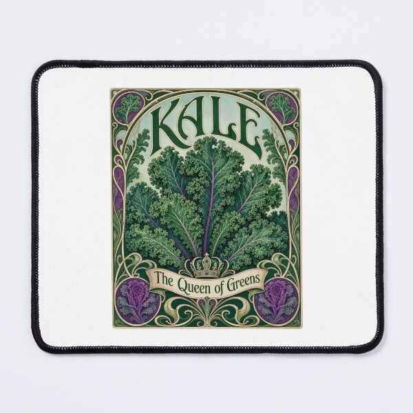 Item preview, Kale Queen of Greens Art Nouveau Botanical designed and sold by AntiqueImages.