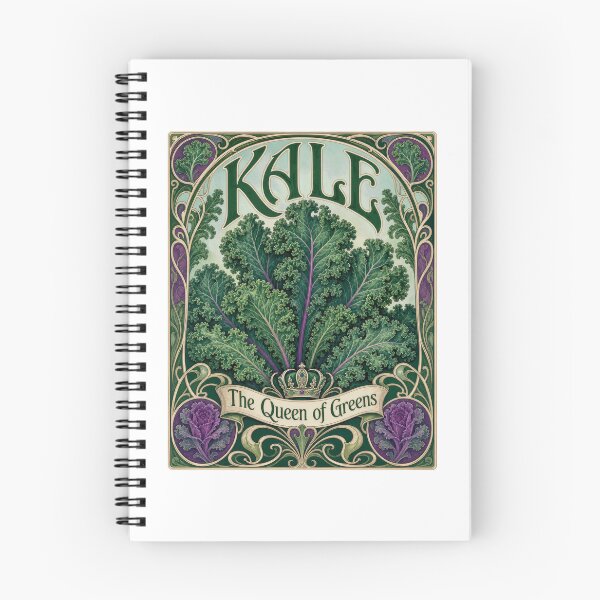 Item preview, Kale Queen of Greens Art Nouveau Botanical designed and sold by AntiqueImages.