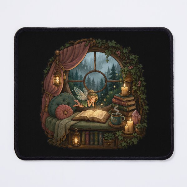Item preview, Fairy Reading Nook in the Rainy Forest designed and sold by Sketchlegacy.