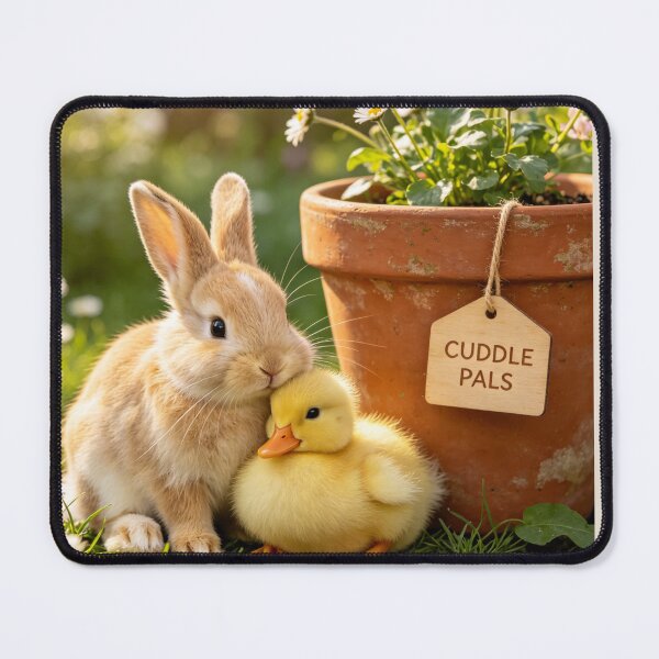 Item preview, Cute Bunny Duckling Cuddle Pals Spring Friends designed and sold by BagFactoryUK.