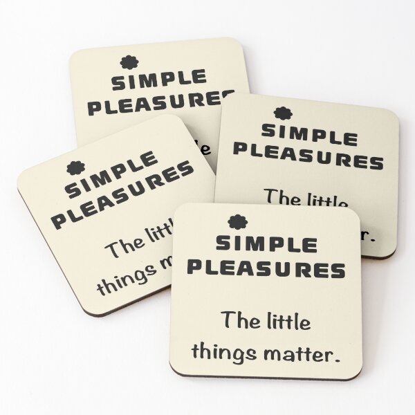 Item preview, SIMPLE PLEASURES The little things matter - Retro Pattern F4 designed and sold by StefanStudioArt.