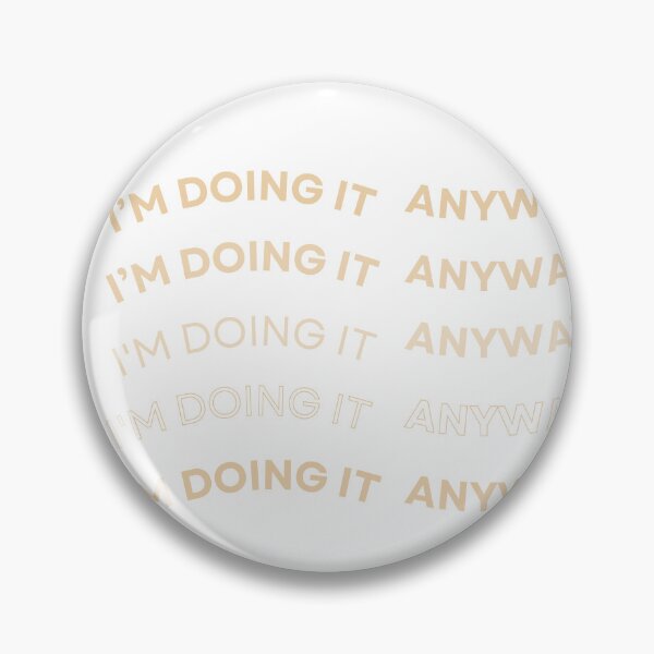 Item preview, I'm Doing It Anyway | Motivational Typography Quote designed and sold by MissLotusStudio.