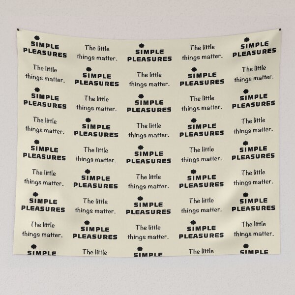 Item preview, SIMPLE PLEASURES The little things matter - Retro Pattern F4 designed and sold by StefanStudioArt.