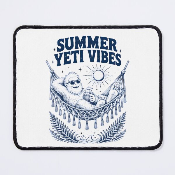 Item preview, Summer Yeti Vibes Relaxing Hammock designed and sold by Linework Studio.