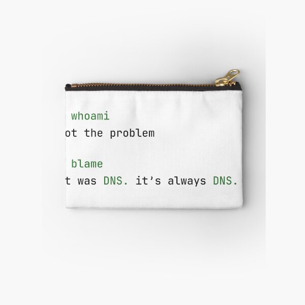 Item preview, It Was DNS – Funny Sysadmin IT SOC Analyst Gift designed and sold by StickersMaker4U.