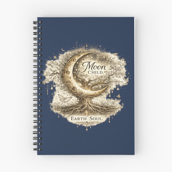 Item preview, Moon Child. Earth Soul. | Celestial Botanical Moon Art designed and sold by 'VARI'.