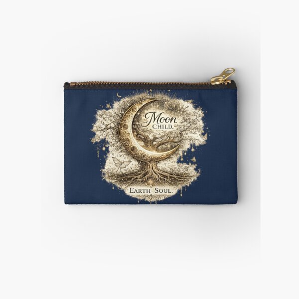 Item preview, Moon Child. Earth Soul. | Celestial Botanical Moon Art designed and sold by 'VARI'.
