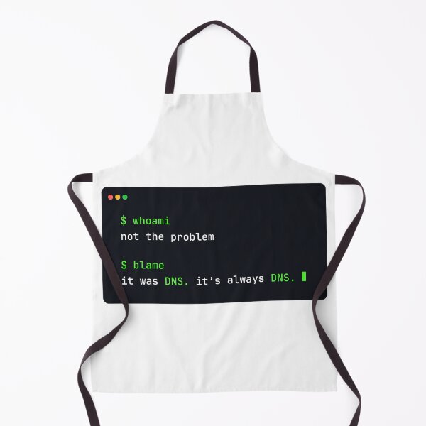 Item preview, It Was DNS – Funny Sysadmin IT SOC Analyst Gift designed and sold by StickersMaker4U.