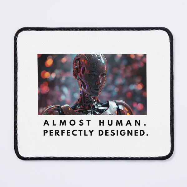 Item preview, Almost Human. Perfectly Designed. | Futuristic AI Robot | Cyberpunk Sci-Fi Art designed and sold by Terannart.
