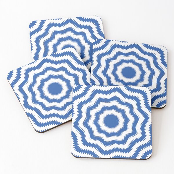 Item preview, Blue  Op Art Optical Illusion Pattern designed and sold by BigDigital.