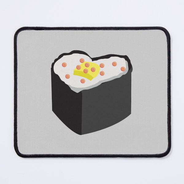 Item preview, Sushi Heart (on Grey) designed and sold by PawsitiveMum3.