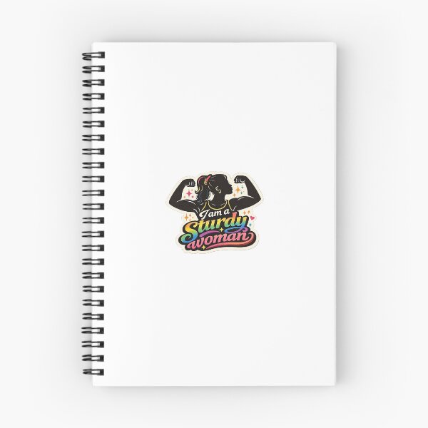 Item preview, I am a sturdy woman (Rainbow) designed and sold by Strong & Sturdy.