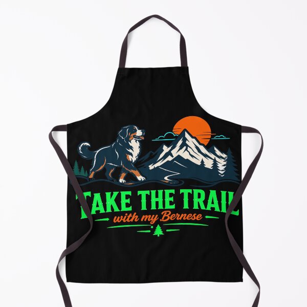 Item preview, Take The Trail With My Bernese Funny Mountain Dog Hiking Gift designed and sold by ShetuAhsan.