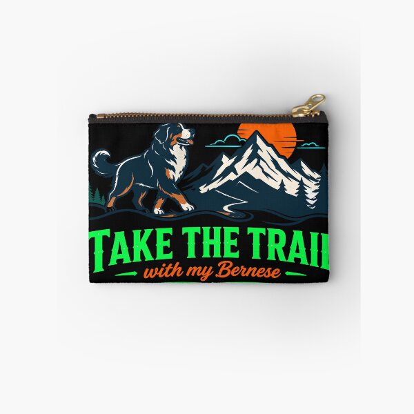 Item preview, Take The Trail With My Bernese Funny Mountain Dog Hiking Gift designed and sold by ShetuAhsan.