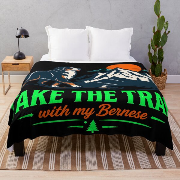 Item preview, Take The Trail With My Bernese Funny Mountain Dog Hiking Gift designed and sold by ShetuAhsan.