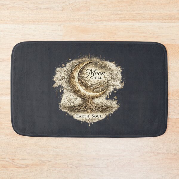 Item preview, Moon Child. Earth Soul. | Celestial Botanical Moon Art designed and sold by 'VARI'.
