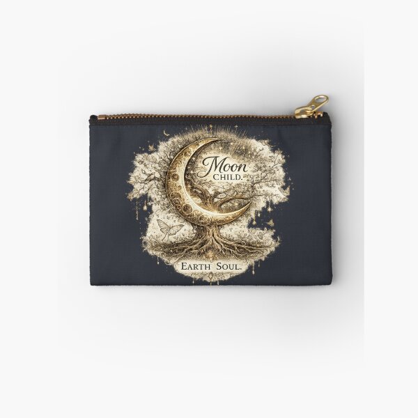 Item preview, Moon Child. Earth Soul. | Celestial Botanical Moon Art designed and sold by 'VARI'.
