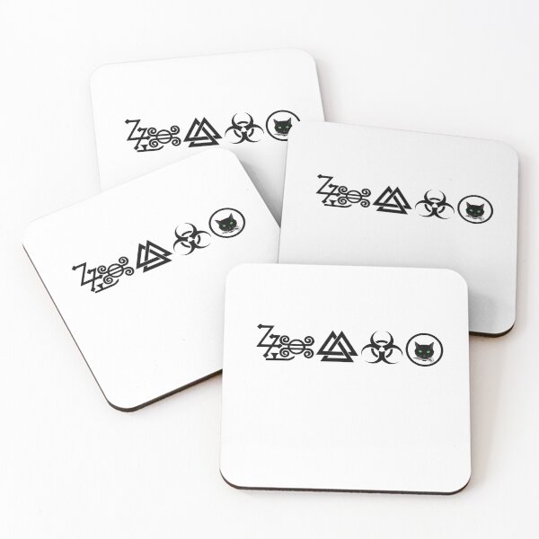 Item preview, Four old symbols led by metal  designed and sold by VWscout2.