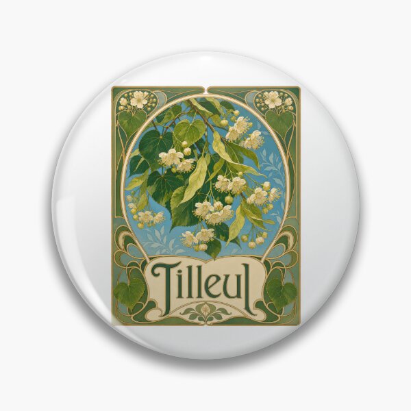 Item preview, Art Nouveau Tilleul Linden Tree Botanical Art designed and sold by AntiqueImages.