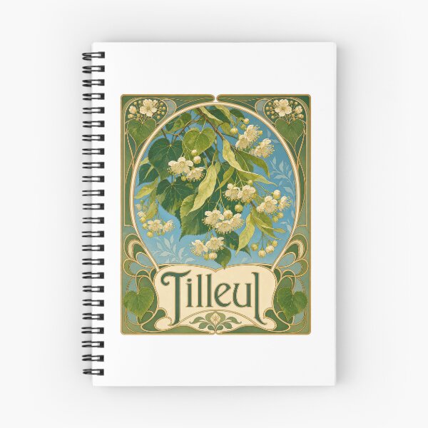 Item preview, Art Nouveau Tilleul Linden Tree Botanical Art designed and sold by AntiqueImages.