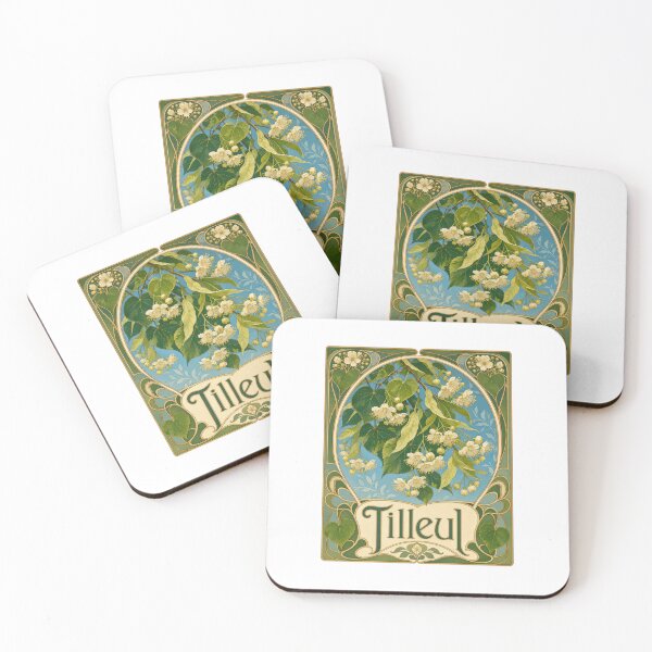 Item preview, Art Nouveau Tilleul Linden Tree Botanical Art designed and sold by AntiqueImages.