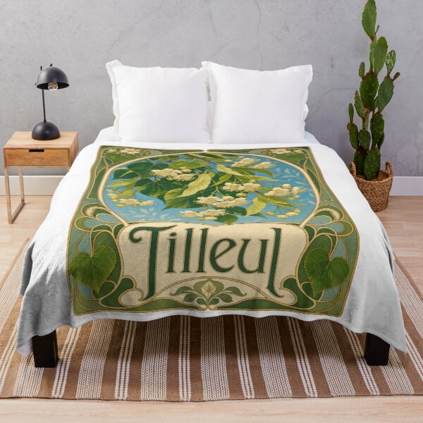 Item preview, Art Nouveau Tilleul Linden Tree Botanical Art designed and sold by AntiqueImages.