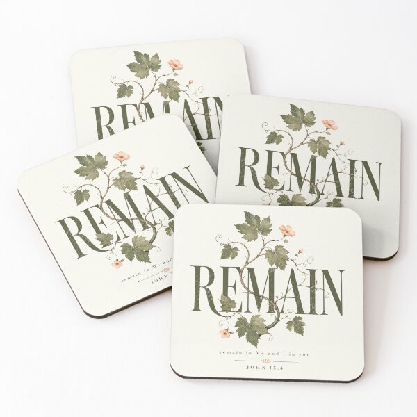 Item preview, Remain In Me Scripture designed and sold by PrintSmithArt.