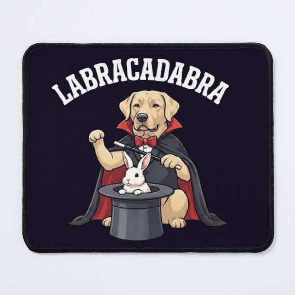 Item preview, YELLOW LABRADOR - LABRACADABRA HUMOROUS MAGICIAN DOG TRICK designed and sold by PRINTSCHARMINGM.