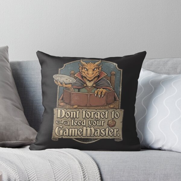 Item preview, "Don't Forget To Feed Your GameMaster" RPG Sticker designed and sold by AestheticRPG .