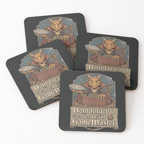 Item preview, "Don't Forget To Feed Your GameMaster" RPG Sticker designed and sold by AestheticRPG .