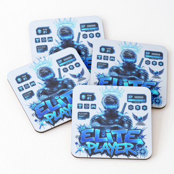 Item preview, ELITE PLAYER Gaming Sticker | Neon Esports Streetwear Graphic designed and sold by Stylestickers55.