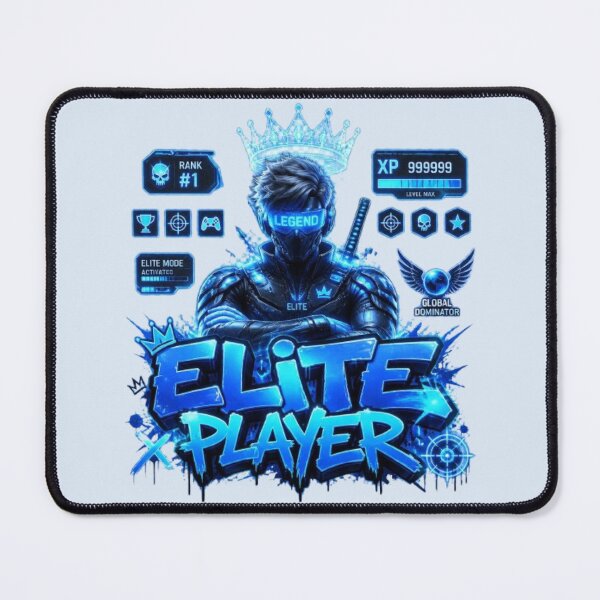 Item preview, ELITE PLAYER Gaming Sticker | Neon Esports Streetwear Graphic designed and sold by Stylestickers55.